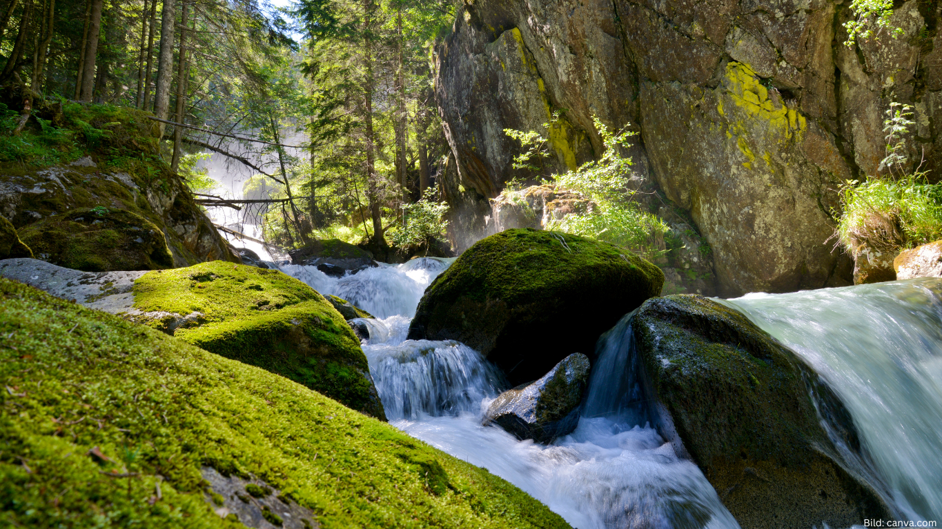 Kraftquelle - im Fluss sein